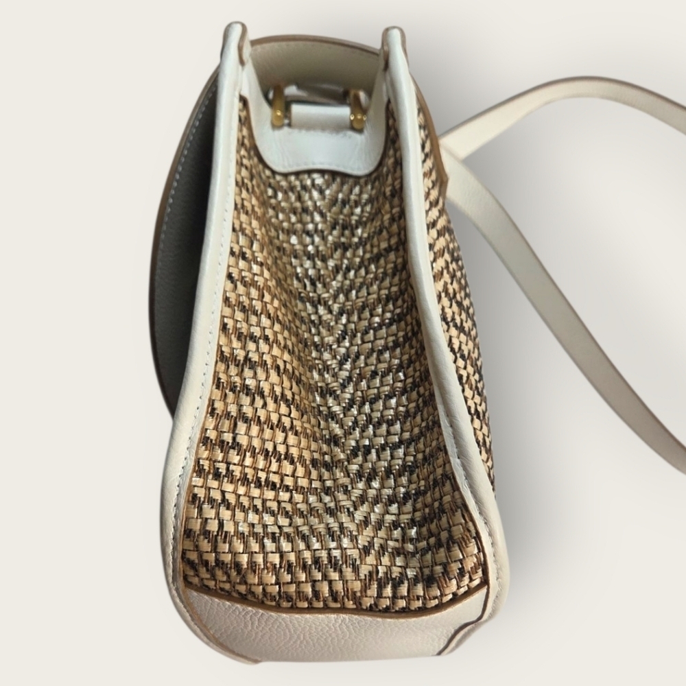 Gianni Chiarini Firenze Woven Leather Crossbody Bag Made in Italy - Picture 4 of 12